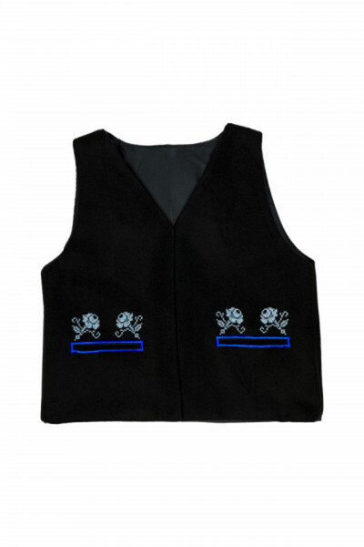 ORIANA FASHION Costum tradițional pentru băieți , vestă cu broderie și buzuna...