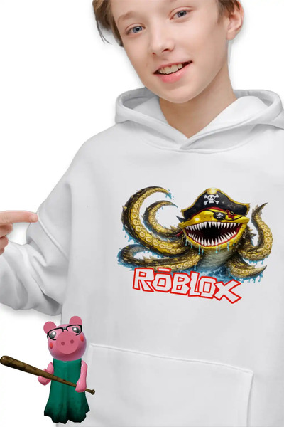 OEM Hanorac Copii Baieti Roblox Fish it Huggy Wuggy Pirat Sea Monster