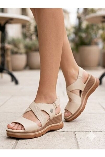 Mammamia HAKİKİ DERİ ORTOPEDİK SANDALET