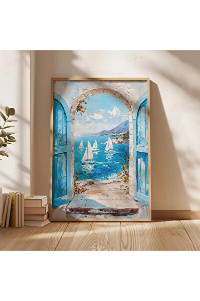 Tuba Decor Tablou dintr-o singură bucată cu ramă din lemn