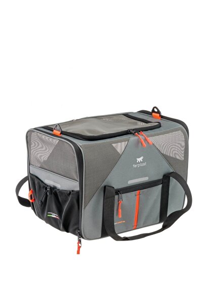 Ferplast VOYAGER 450 Kumaş Taşıma Çantası - Gri (Max.15Kg) 50cm
