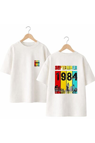 playwear Μπλουζάκι με στάμπα στην πλάτη και στο στήθος 1984, 100% βαμβακερό, ...