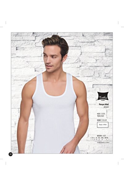 Tutku 6-Pack Men's Combed Cotton Cotton Undershirts