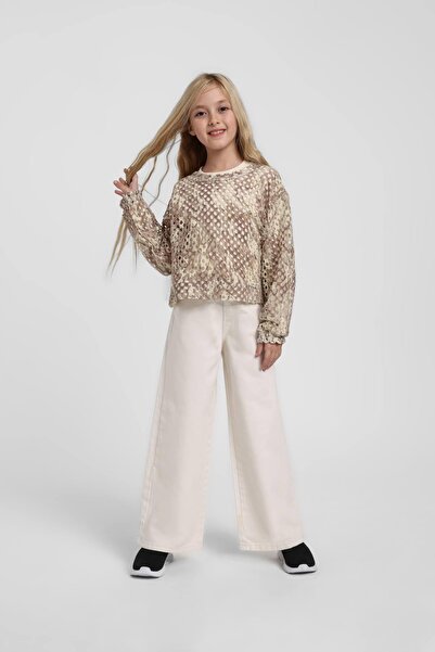 Escabel Детска блуза за момичета 36170, кафява