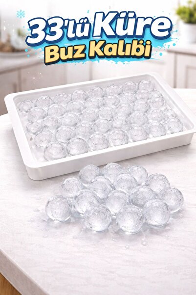 genel tr 33 Piece Earth Sphere Ice Mold