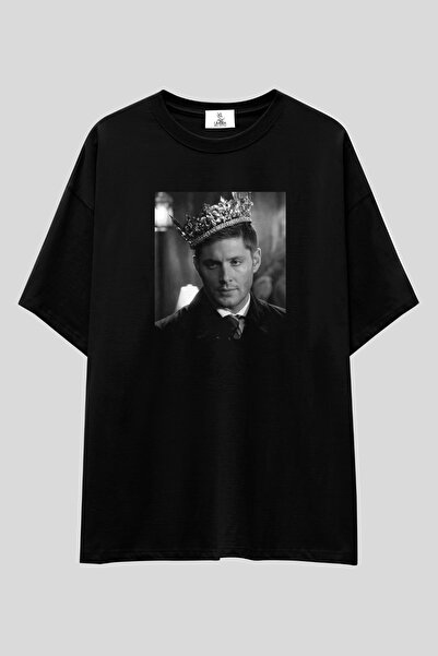 UmbraWear Supernatural "King Dean Winchester" Oversize T-shirt | Unisex %100 ...
