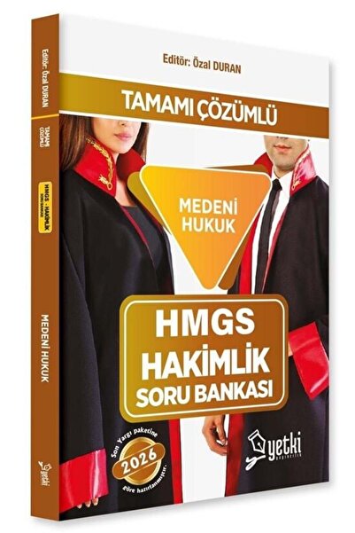 Genel Markalar Yetki 2026 Yeni Baskı HMGS Hakimlik Medeni Hukuk Soru Bankası