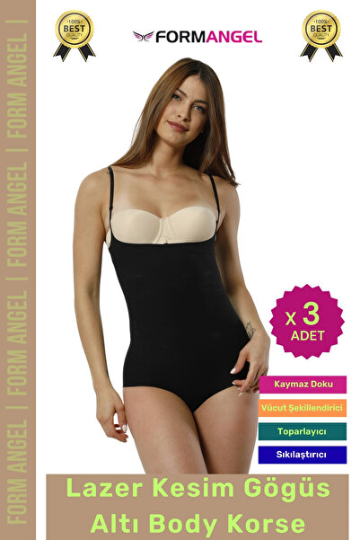 Carlburn # Corset Non-Visible Laser Cut Shaping Anti-Slip Underbust Body Cors...