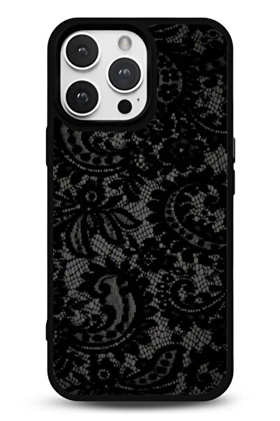 Modiwa Design iPhone 13 Uyumlu Dantel Baskı Telefon Kılıfı
