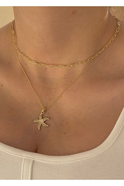 takıtarzım قلادة كومبين جولد ستار