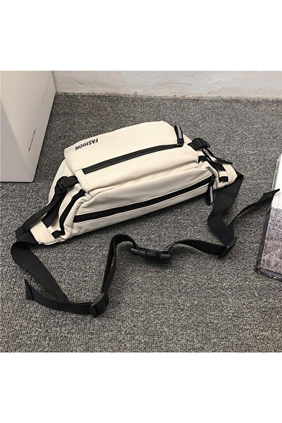 AMD BAG حقيبة كتف سوداء أنيقة مقاومة للماء مزودة بإبزيم معدني، مناسبة للرجال، بتصميم عصري، تُحمل على الصدر أو الصدر، قابلة للتخصيص.