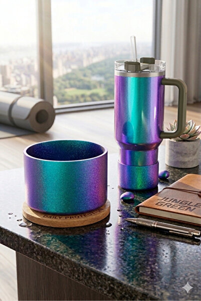 Kelira Thermos Base Protector 1.18 Lt and 0.89 Lt Jungle Green Special Series