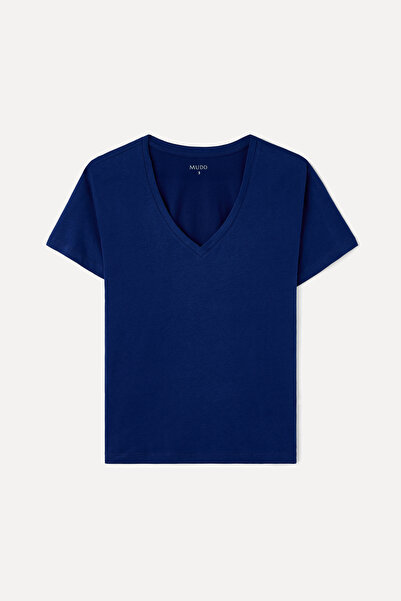Mudo Cotton V-Neck T-Shirt
