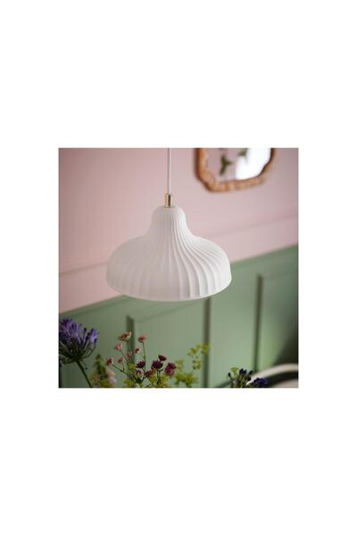 IKEA sarkıt lamba , kırık beyaz, 24 cm Ampul ayrı satılır.