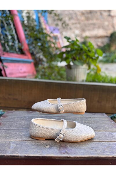 Shero shoes KADIN ÖRGÜ DETAYLI MARY JANE BABET