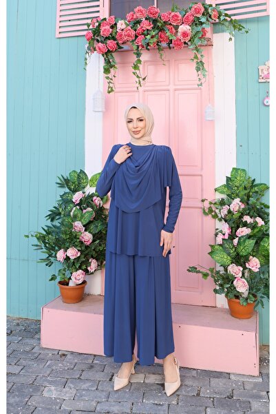 NİSUM MODA Degajeli Sandy Trouser Suit