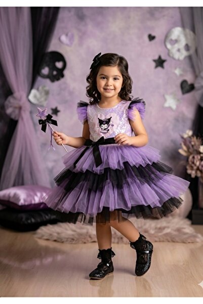 KDSYLDZ Kız Çocuk Kromi Elbise