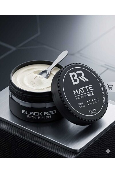 Black Red واكس مات بلاك ريد آيرون فينيش – ثبات قوي ومظهر مطفي (150 مل)