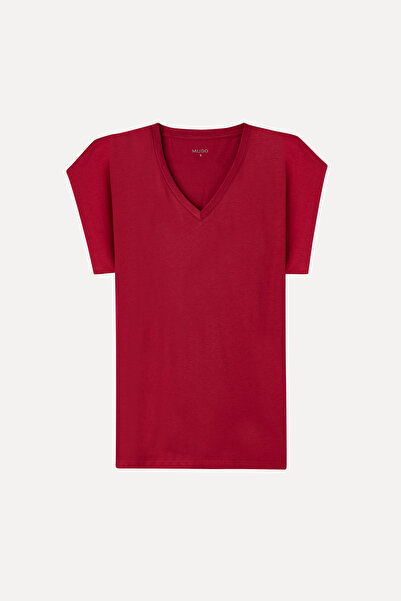 Mudo Modal Mixed V-Neck T-Shirt