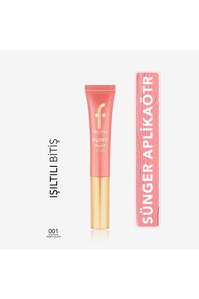 Flormar Puffy Likit Allık No: 01 Pinky Glow