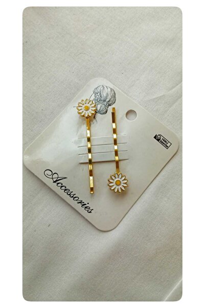 karmabijuteriaksesuar Papatyalı İkili Tel Toka