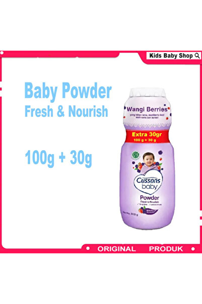 Cussons Baby Powder Fresh & Nourish 100 gr Extra 30 gr - Baby Powder