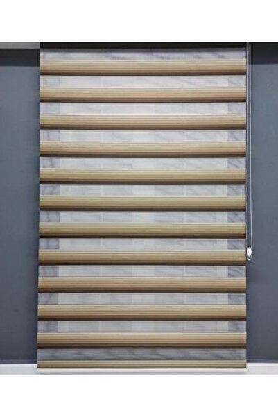 YS PERDE TASARIM Modern Degrade Pliseli Zebra Stor Perde, Alüminyum Kasalı Yü...