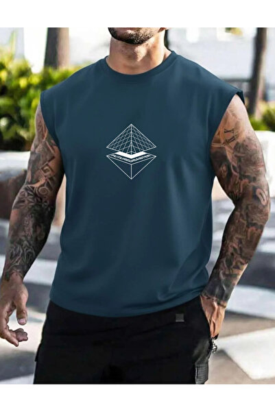 SUNFREE ΓΕΩΜΕΤΡΙΑ Β με τύπωμα Β με τύπωμα Ανδρικά Αθλητικά Ρούχα με Μηδενικά ...