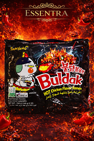 Essentra Home Samyang Hot Chicken Ramen Kore Acılı Noodle 5'li Paket