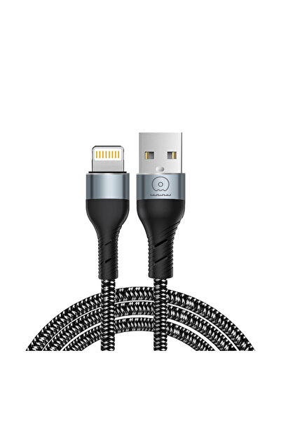 WuW X213 Braided 1M 2.4A USB To Lightening Charging Cable
