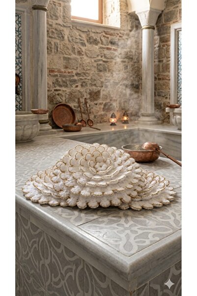 Store 🧶 El Yapımı 3’lü Çeyizlik Lif Seti – Zarif Çiçek Tasarım