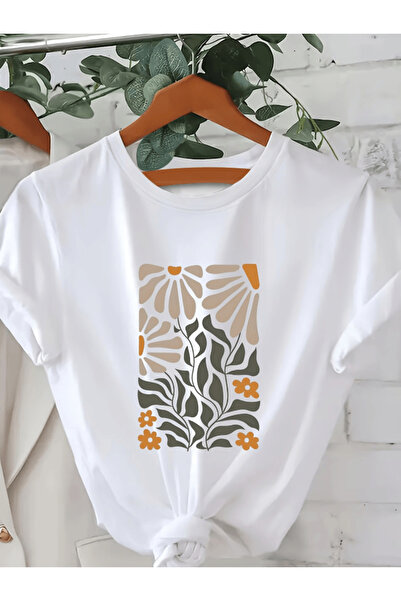 gencerco Μπλουζάκι Παπάτια Ντέσνερ με τύπωμα Πρέμιουμ oversized