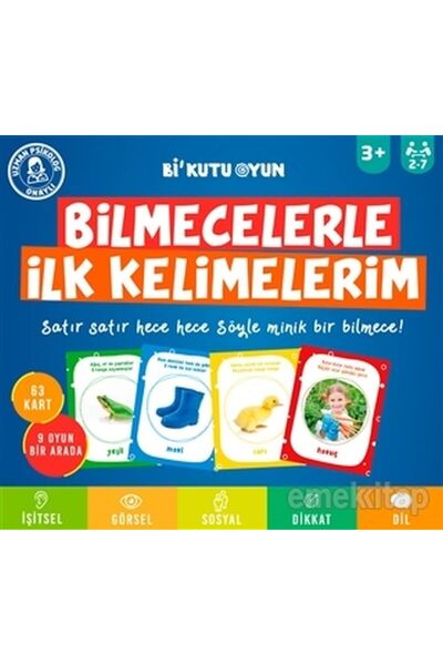 Derin Yayınları Bilmecelerle İlk Kelimelerim