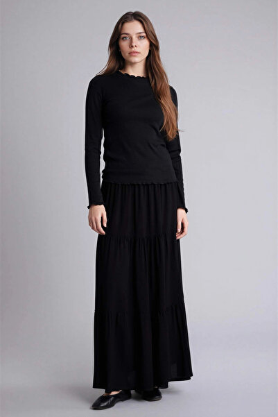 DeFacto Z3406AZBK81 Μαύρη Φούστα