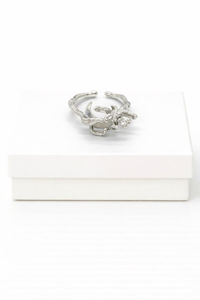 MakeWell Gothic Opal Stone Ring – Adjustable Gothic Aesthetic Women's Ring