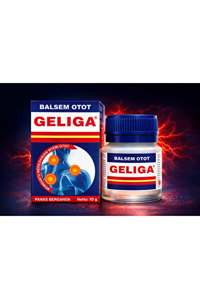 GELIGA بلسم أوتوت 10 جرام - كريم تدليك مسكن للألم، مجموعة من 4 بلسمات