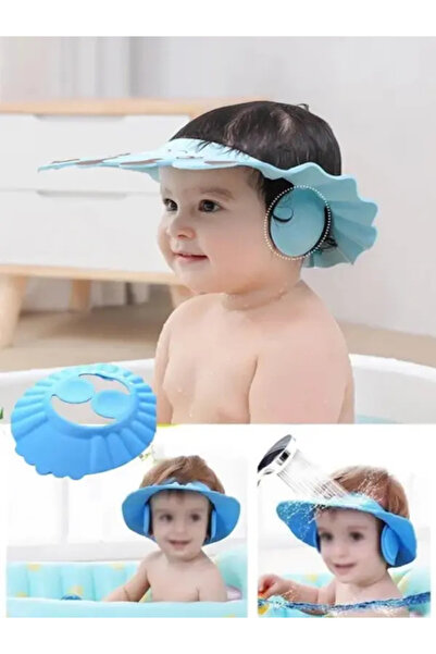 Masal Dünyası Bursa Adjustable Silicone, Baby Bath Hat with Ear Protection - ...