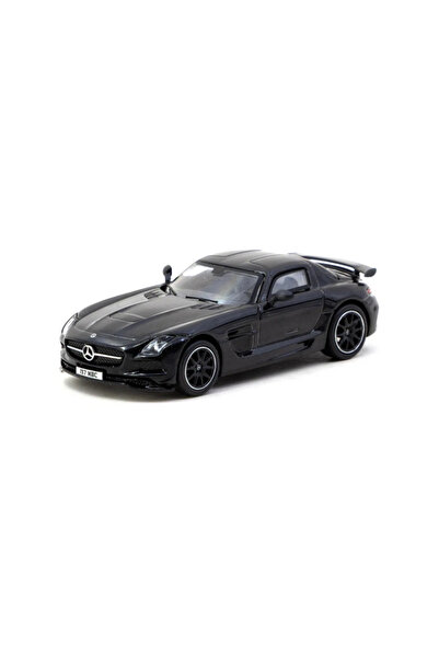NW NessiWorld سيارة مرسيدس-بنز SLS AMG كوبيه بلاك سيريز بلون أسود معدني - إصد...