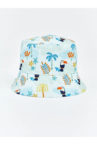 LC Waikiki مطبوع قبعة دلوية للأطفال الأولاد ( # مرجع!