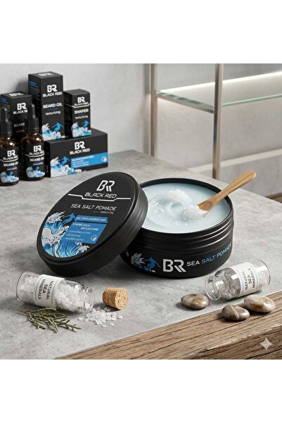 Black Red Black Red Sea Salt Gel Pomade with Sea Salt – Natural Density and S...