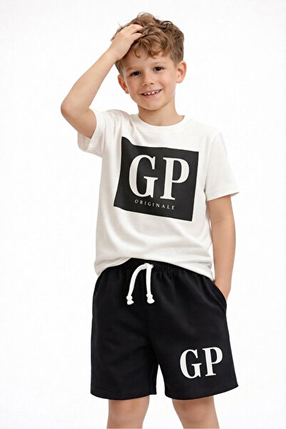 ciklet kids Boy's Top and Bottom Set with Shorts