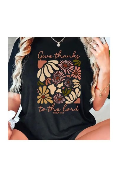 LOTS MODA ΔΩ ΕΥΧΑΡΙΣΤΩ ΕΚΤΥΠΩΜΕΝΟ ΒΑΣΙΚΟ T-SHIRT