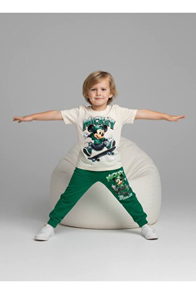 Yağmur Giyim PJKKE M.Mause cu model Trening pentru băieți, set cu mânecă scur...