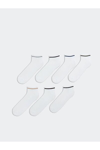 LC Waikiki Mixed Men's Bamboo Booties Socks 7-Pack (S6)