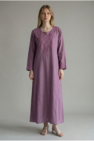 KASHKHA Luxurious "Tulin" soft linen jalabiya