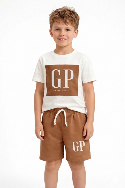 ciklet kids Boy's Top and Bottom Set with Shorts