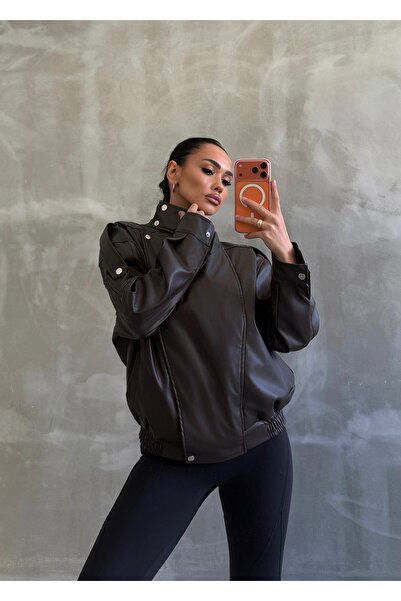 OKSOCOLLECTİON YSL Model Trend Deri Ceket