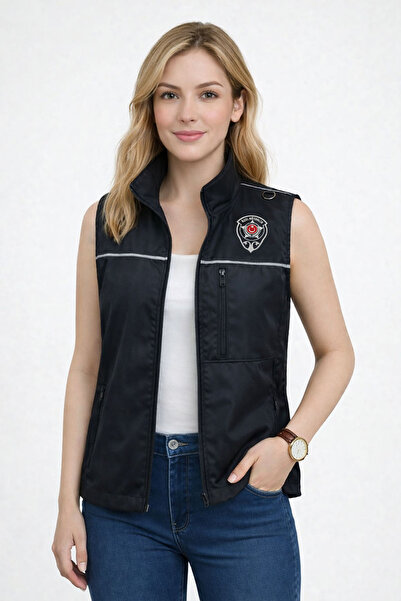 ARTHUR Nakış İşlemeli 3 Cepli Kadın Yazlık Reflektör Çizgili Özel Güvenlik Ye...