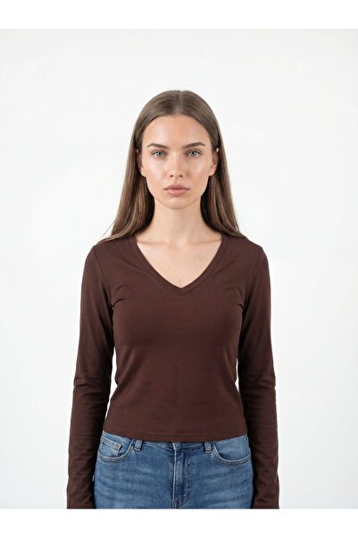 Loft Slim Cropped Fit Women's Tshirt U.Kol