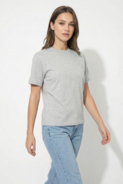 Rays 6109 Crew Neck Short Sleeve T-Shirt Gray